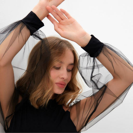 Джемпер боди женский MINAKU: PartyDress чёрный, размер 46