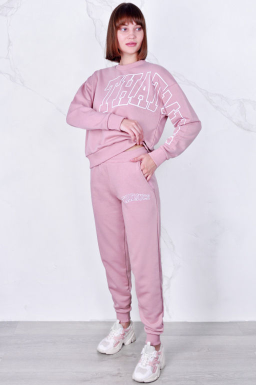 Арт. 2506 Костюм с брюками женский 44-52 (5 шт) Цвет:пудра - Калинка фото 39