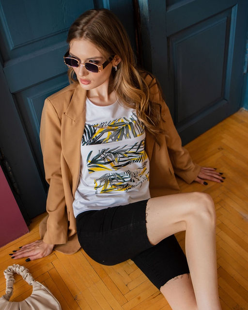 Футболка из хлопка FPP002 - Sahar art lab фото 2