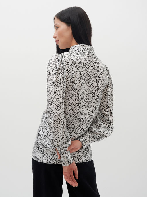 Блузка с принтом - Tantino фото 13