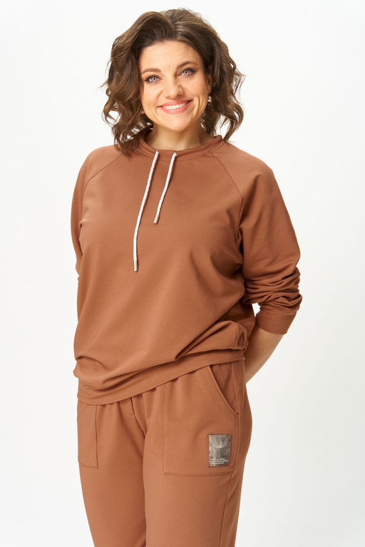 Джемпер Rumoda 2270 коричневый  фото 8