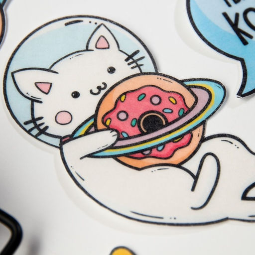 Вафельные картинки съедобные Ты просто космос для капкейков, торта KONFINETTA, 12 шт. - Simaland фото 4