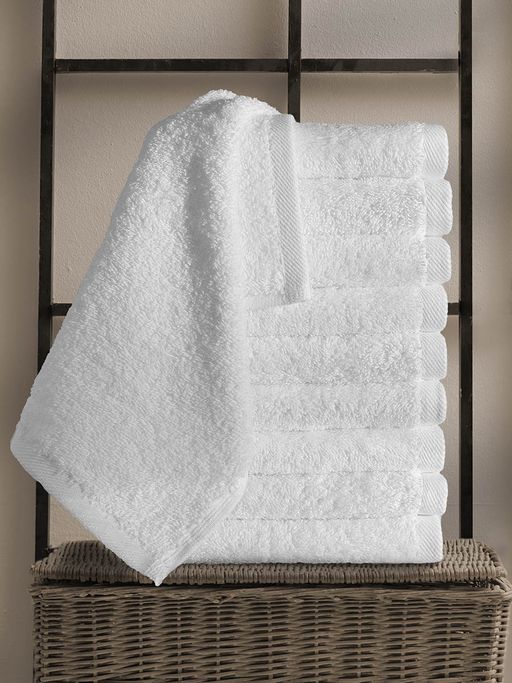 Полотенце для рук махровые, гостиничные 550gsm GRAVEL 30x30 см 1/10 - Karna фото 3