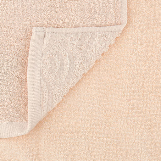 Полотенце махровое "Волна" 34х75см, хлопок 100%, светло-персиковый (Китай)