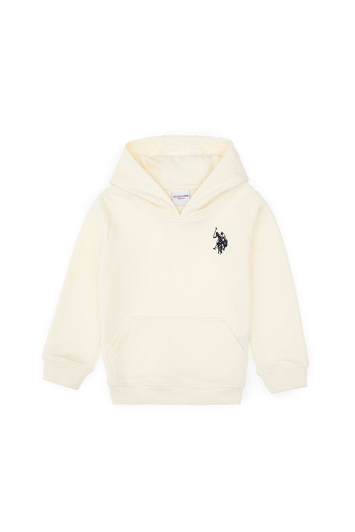 Erkek _ocuk Krem Basic Kap__onlu Sweatshirt - U.s. polo assn фото 2