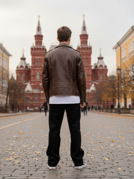 Джинсы-багги утеплённые для мальчиков - Синий мир фото 3