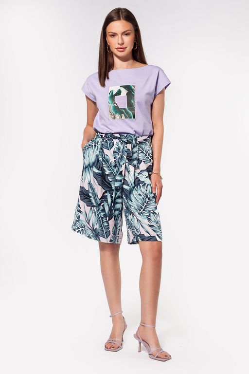 Свободные шорты из премиальной вискозы - Vilatte фото 6