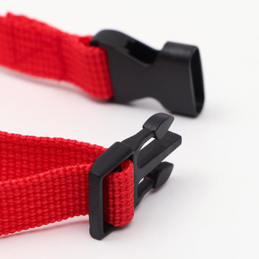 Намордник текстильный, размер 3 (длина по носу 4 см, обхват морды 22 см), микс цветов - Пижон фото 5