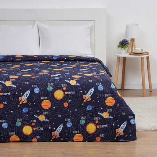 Пододеяльник Этель Млечный путь 143х215 см, 100% хлопок, бязь  фото 6