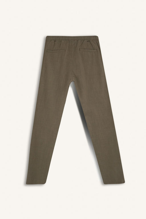 %100 Pamuk Relax Fit Rahat Kesim Yazl_k M_slin K_sa Pa_a Jogger Pantolon