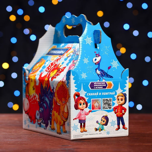 Цена за 5 шт. Подарочная коробка Турбозавры, Ларец , 20 х 12 х 17 см - Simaland фото 4