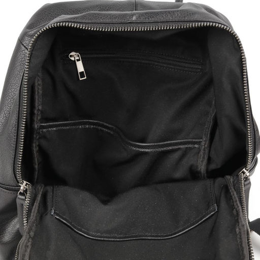 Мужской кожаный дорожный рюкзак 9197 Блек - Dff фото 4