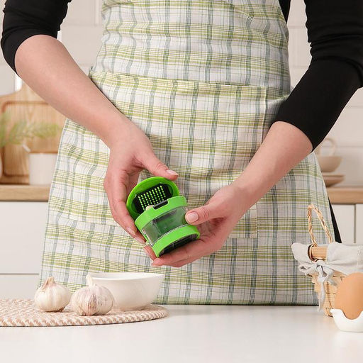 Приспособление для нарезки чеснока Прино, 2 насадки, 7,57,56 см, цвет зелёный - Simaland фото 5