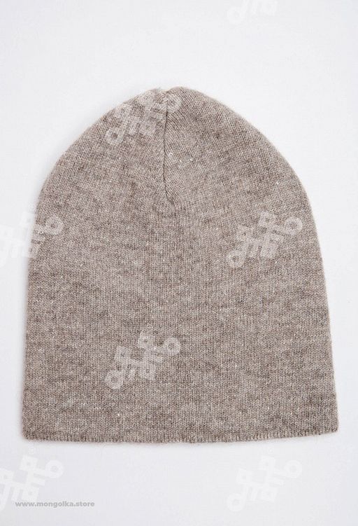 Шапка однотон из 100% монгольской шерсти (арт. 05154) - Тод оймс ххк фото 2