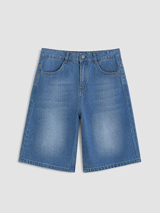 Erkek ?ocuk Jean Bermuda ?ort