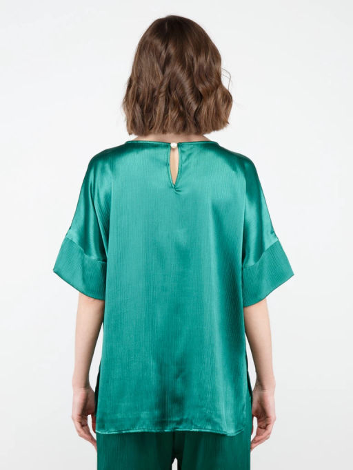 Блузка женская ZZ-WS030315-44 green - Maxroses фото 2