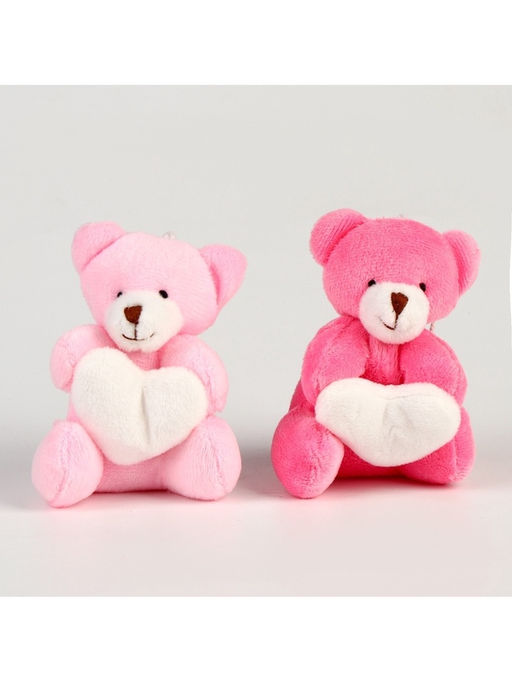 Мягкая игрушка Медведь с сердцем на подвесе, цвет МИКС - Simaland фото 9