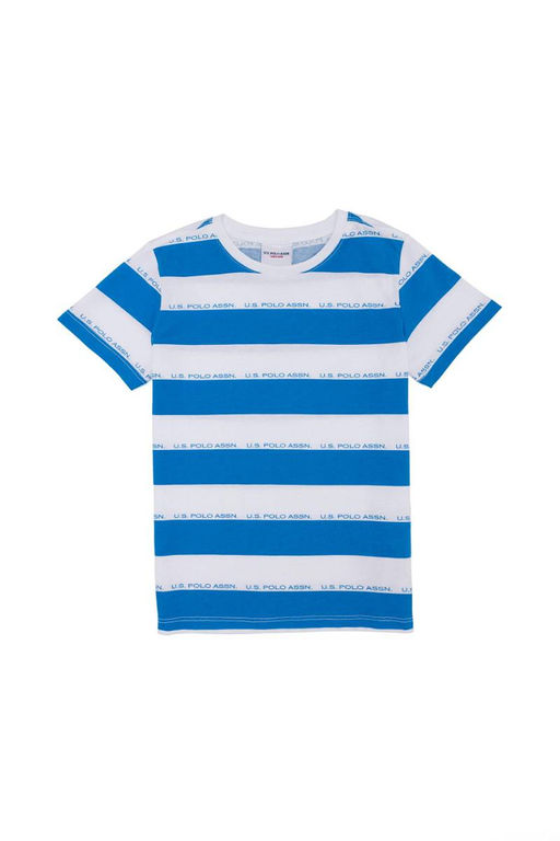 Детская футболка Saks с круглым вырезом Неожиданная скидка в корзине - U.s. polo assn фото 3