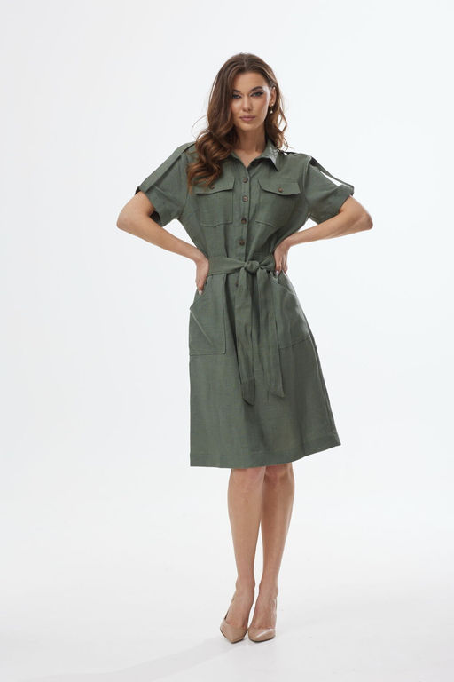 Платье Golden Valley 4921-Р зеленый  фото 3