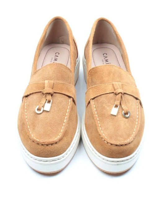 03-5061-8 BROWN Лоферы женские (натуральная замша) - No name фото 10