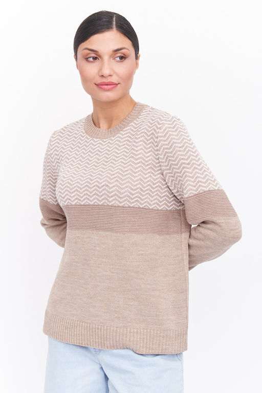 Джемпер Д 3223/бежевый (1390) - Текстильная мануфактура фото 2