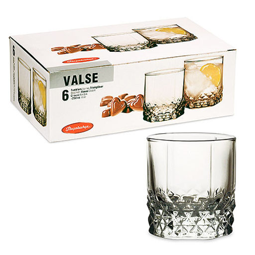 VALSE Набор стаканов 6шт.250мл. (242 куб.см) арт.42943В/G (303843)