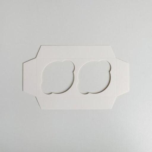 Цена за 5 шт. Коробка для капкейков, кондитерская упаковка, 2 ячейки 23 Февраля, 16?8?10 см