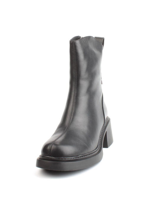 04-M3-L806 BLACK Ботинки зимние женские (натуральная кожа, натуральный мех)