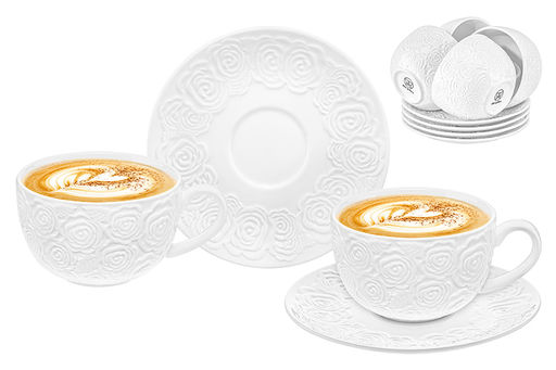 Чайный набор 12 предметов "Розы"