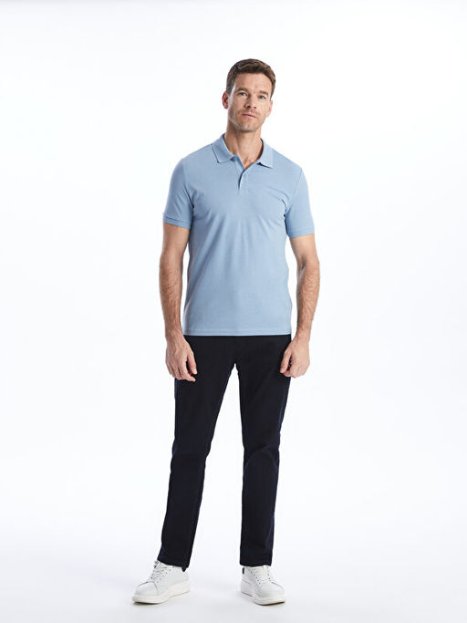 Polo Yaka K?sa Kollu Pike Erkek Ti??rt