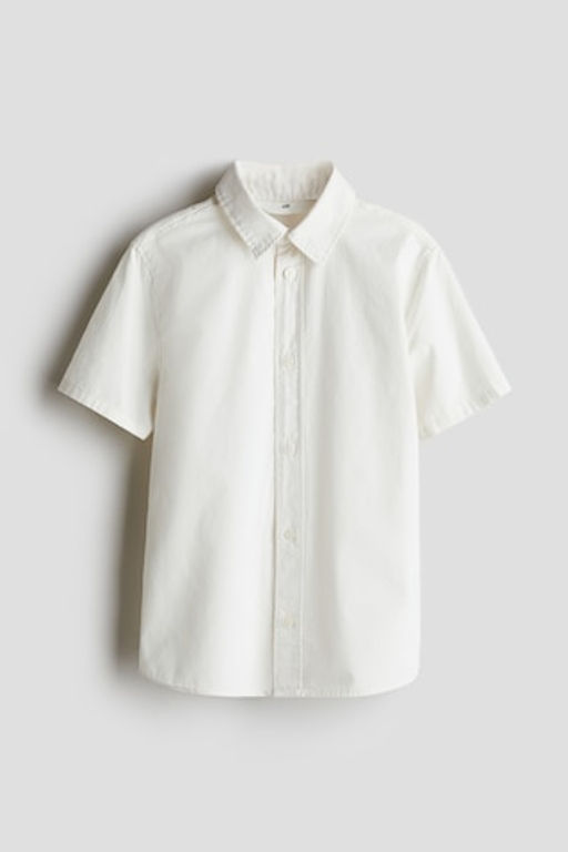 Camisa de manga corta en algod?n