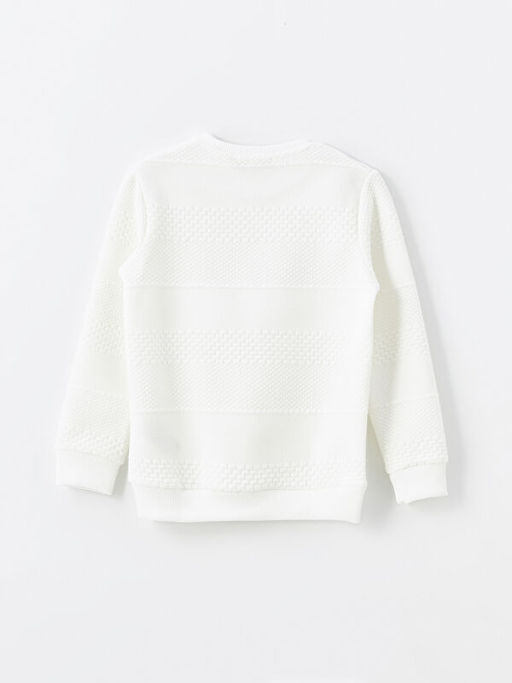 Bisiklet Yaka Erkek ?ocuk Sweatshirt