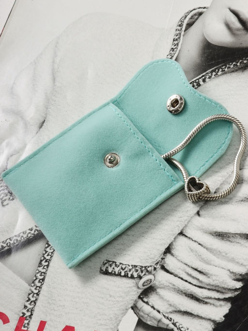 Набор конвертиков для украшений 10 шт. бархатный, 7×7 см, бирюзовый (7461969)