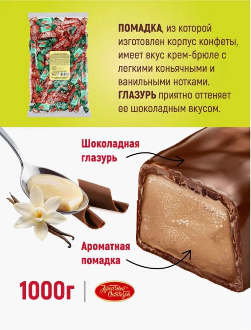 Ромашки конф. вес 1000 г ( Красный Октябрь)