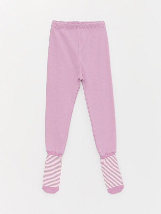 Beli Lastikli K?z Bebek ?orapl? Pijama Alt 2li - Waikiki фото 2