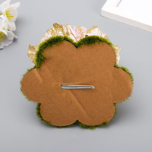 Фигурка на прищепке Цветок из перышек, декор, 10?10?10 см