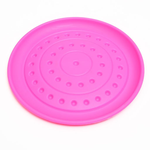 Фрисби НЛО , 18,6 см, жесткая термопластичная резина, розовый - Пижон фото 5
