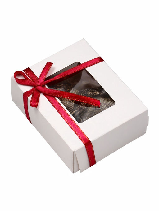 Шоколадная фигурка Снеговик вязаный, кондитерская глазурь, 85 г