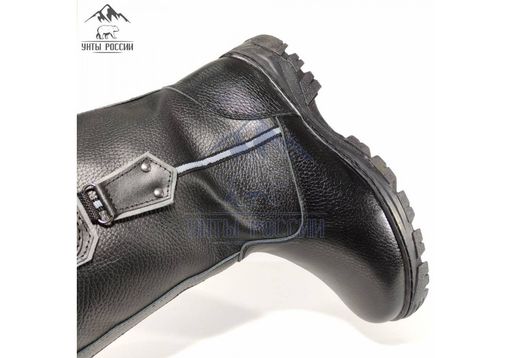 Сапоги мужские Сибирь, черные, литая подошва