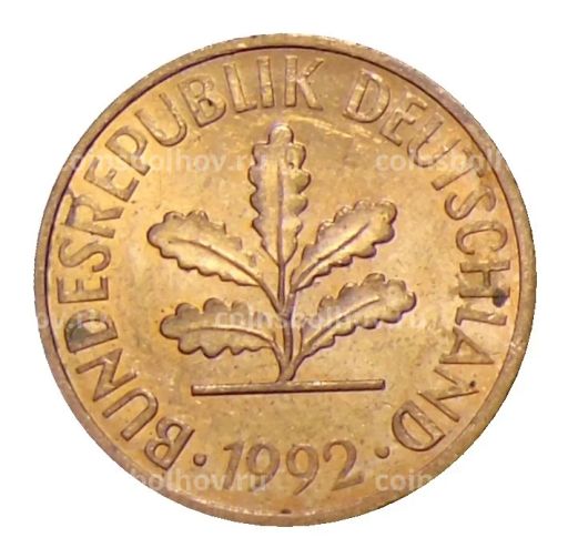 2 пфеннига 1992 года J Германия