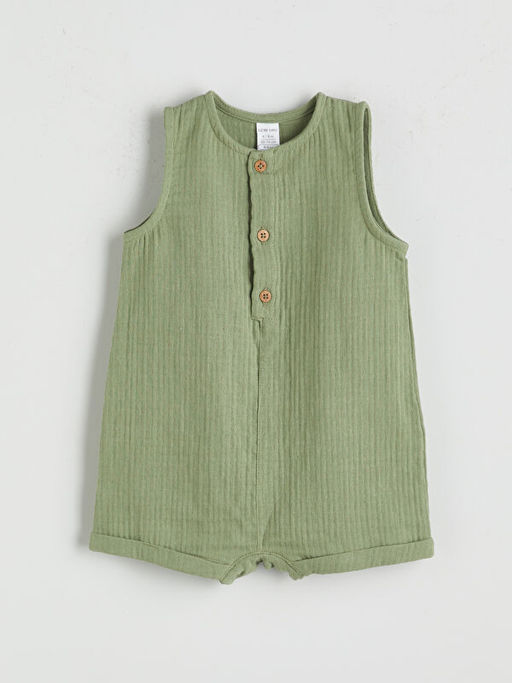 Yakas? D??meli Erkek Bebek Tulum