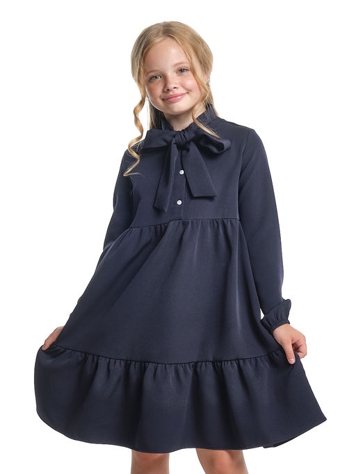 Платье для девочки в школу синее 	 UD 7832 синий - Mini maxi фото 8