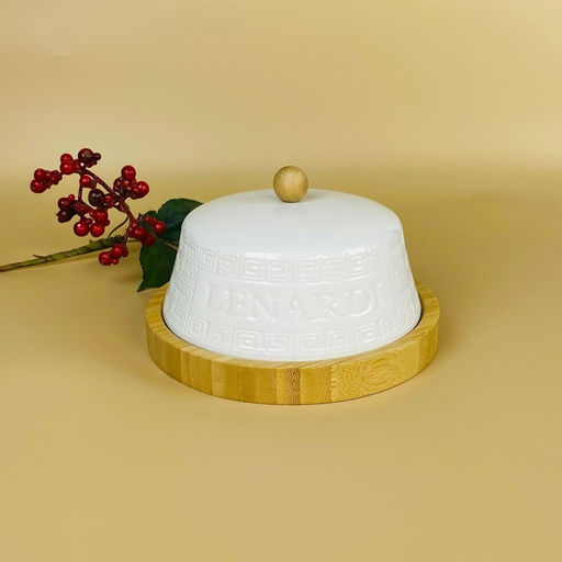 140-139 Масленка 17см BAMBOO в под.уп.(х18)Фарфор