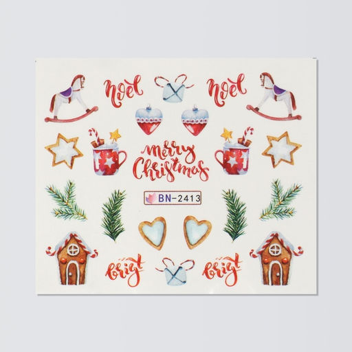 Цена за 6 шт. Слайдеры для ногтей Noel, разноцветные - Qf фото 2