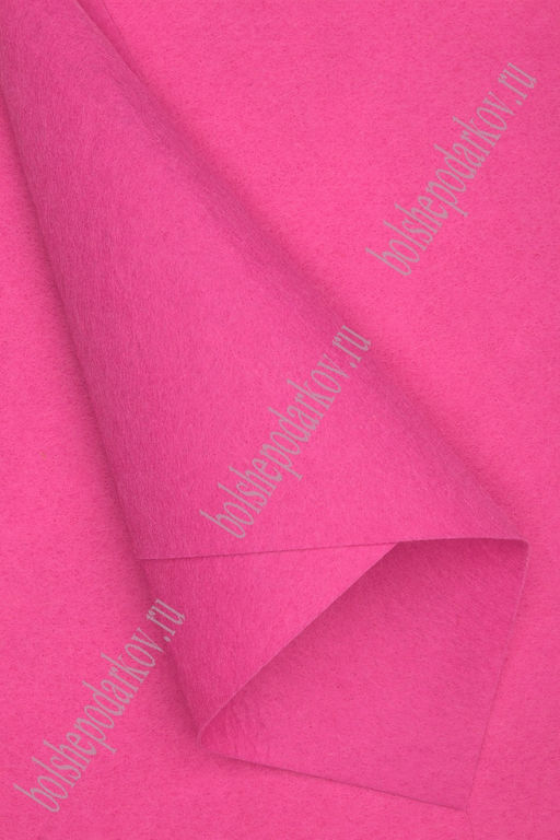 Фетр жесткий 2 мм (10 листов) SF-1944, ярко-розовый №035