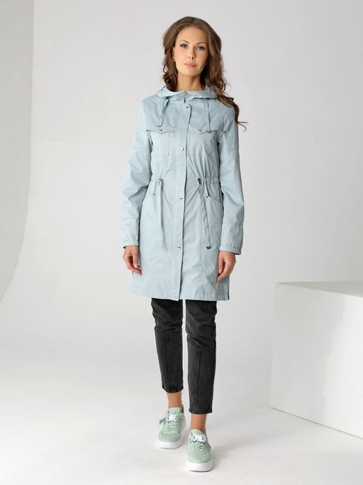 Плащ ментоловый, есть ВИДЕООБЗОР - Dizzyway фото 2