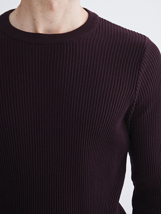 Bisiklet Yaka Erkek Triko Kazak