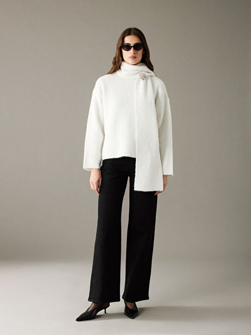 ?al Yaka Kad?n Triko Kazak