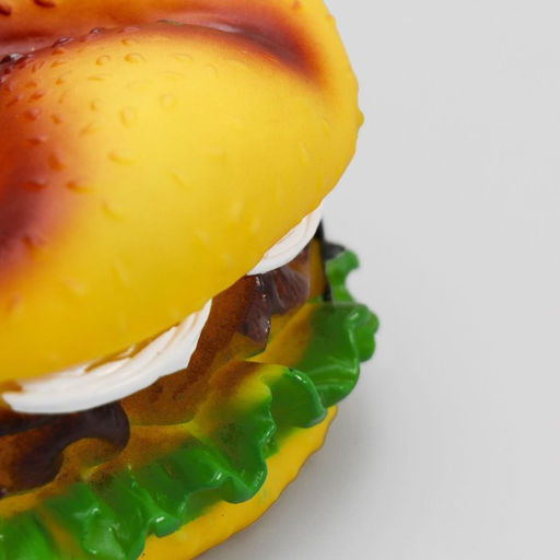 Игрушка пищащая Огромный бургер для собак, 13 см - Пижон фото 4