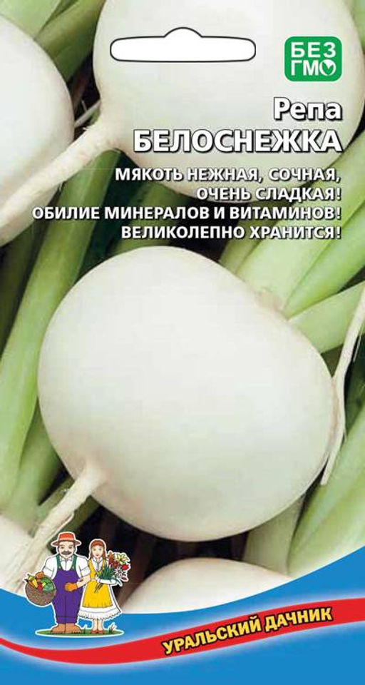 Репа БЕЛОСНЕЖКА Мякоть нежная, сочная, очень сладкая! Обилие полезных веществ! Великолепно хранится!
